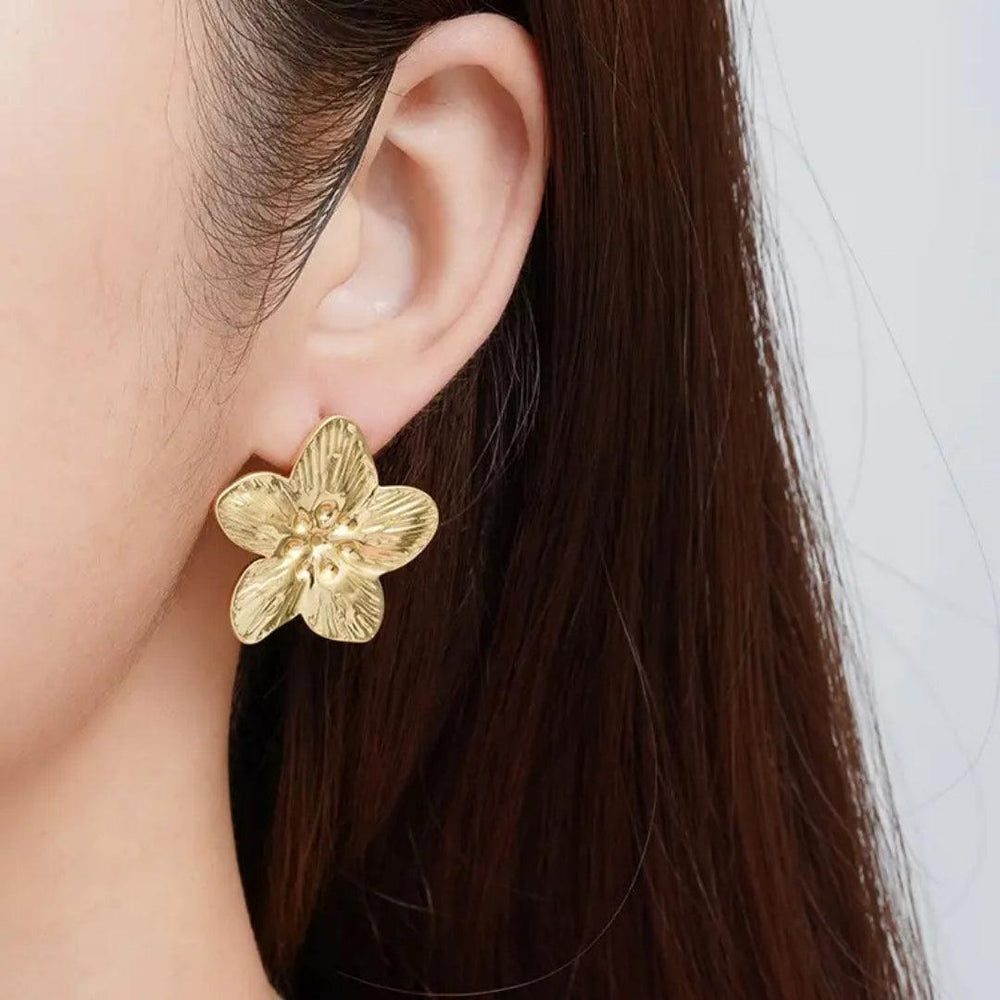 Petal of Gold Mystic Earrings