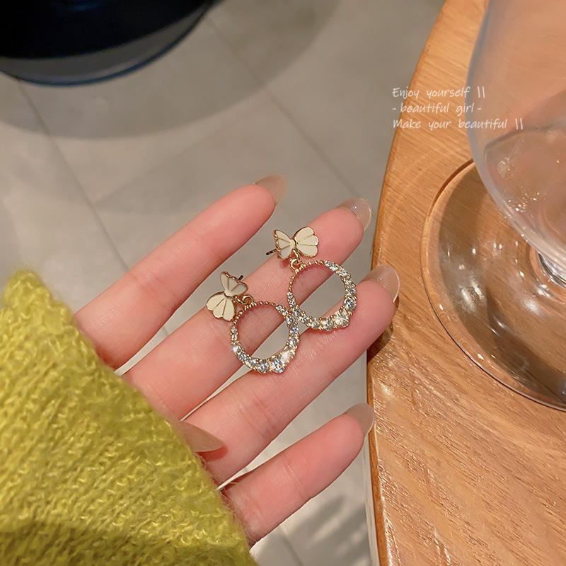 Moonlight Crystal Stud Mystic Earrings