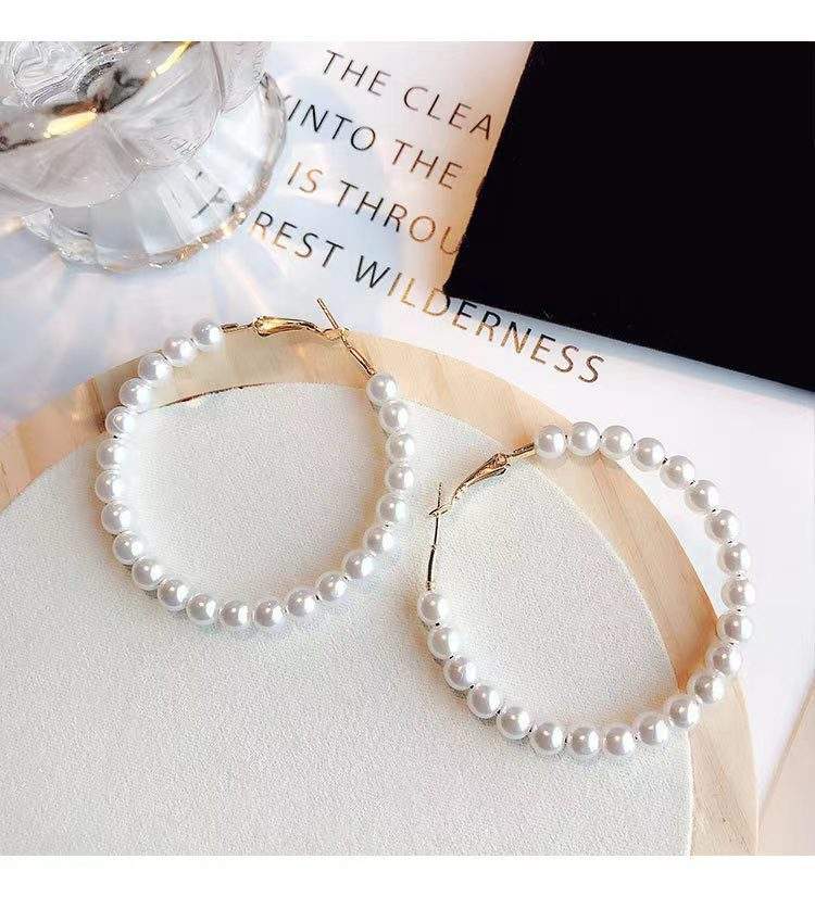 Big Pearl Dangle Mystic Earrings