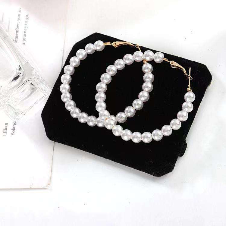 Big Pearl Dangle Mystic Earrings