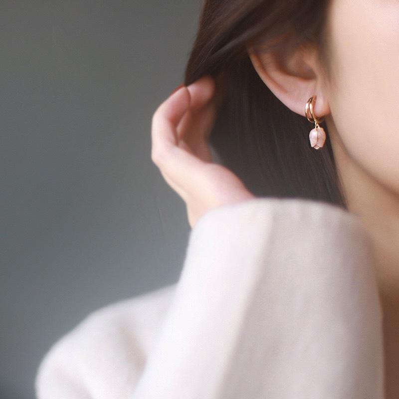 Pink Flower Mystic Earrings