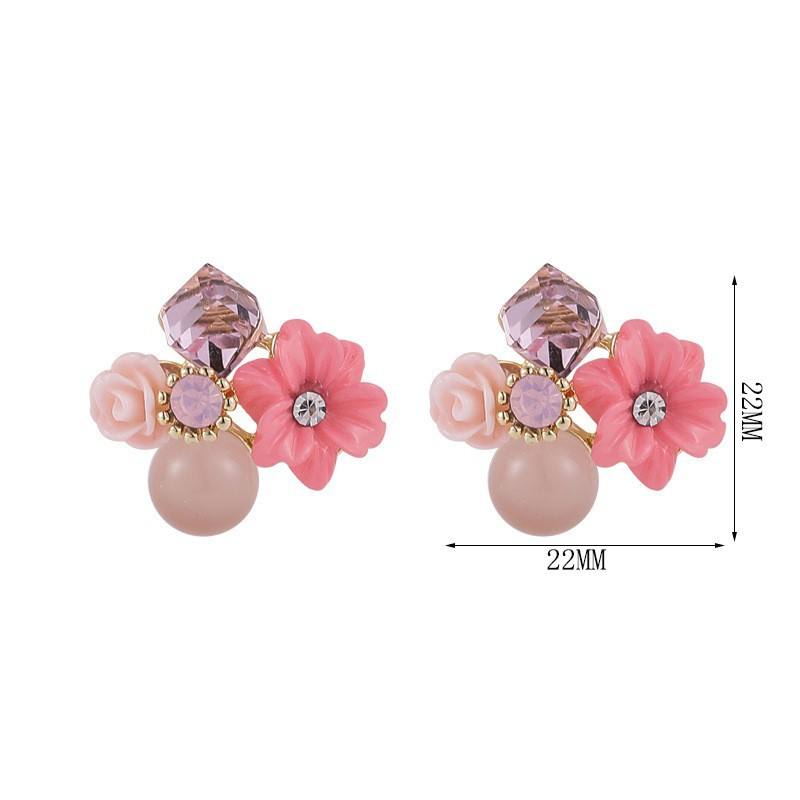 Pink Spark Tulip Mystic Stud