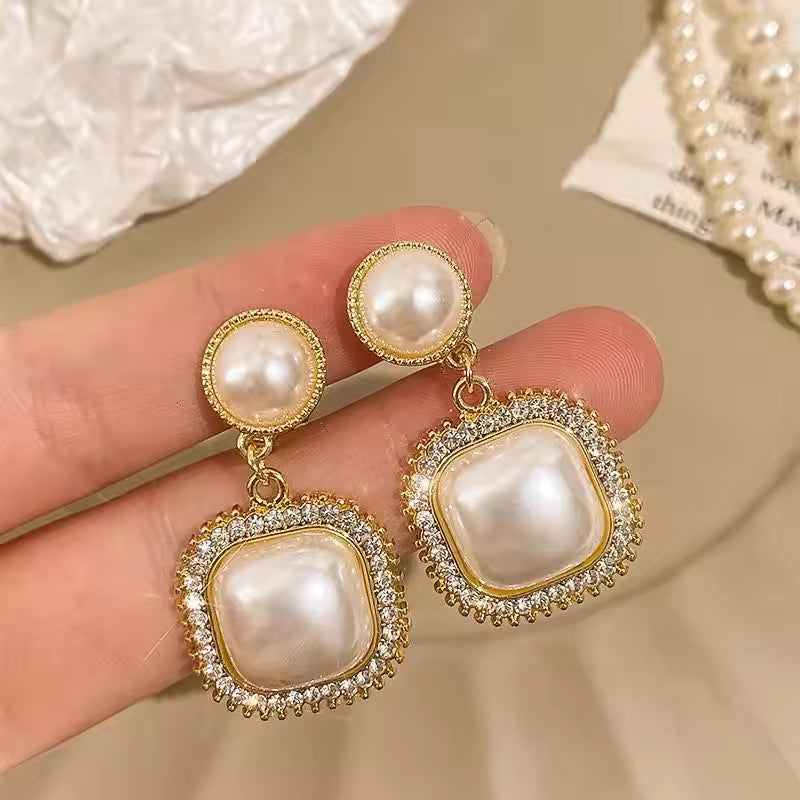 Pearl Mystic Dangle Earrings