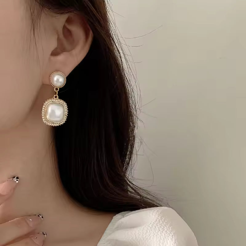 Pearl Mystic Dangle Earrings