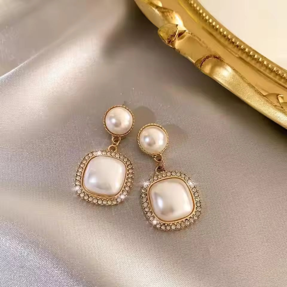 Pearl Mystic Dangle Earrings