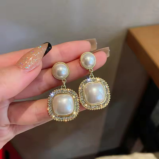 Pearl Mystic Dangle Earrings