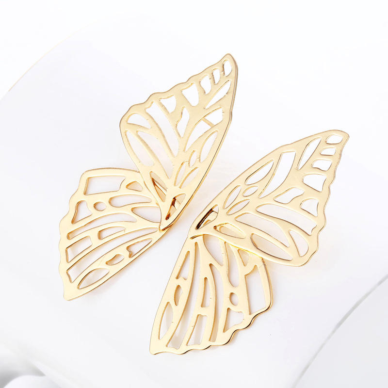 Butterfly Gold Mystic Stud Earrings