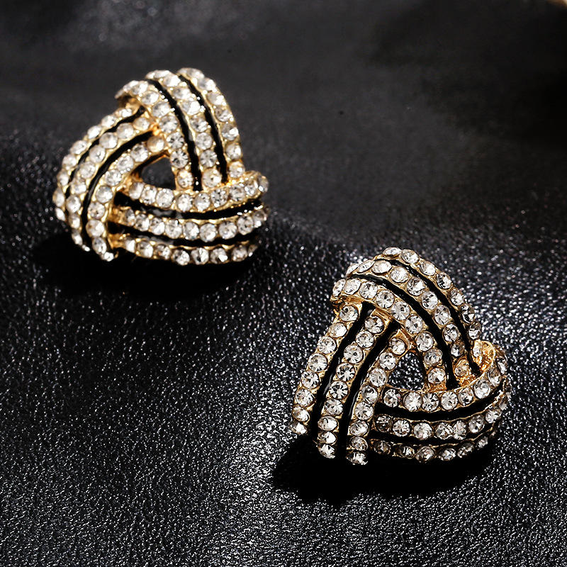 Triangle Mystic Stud Earrings