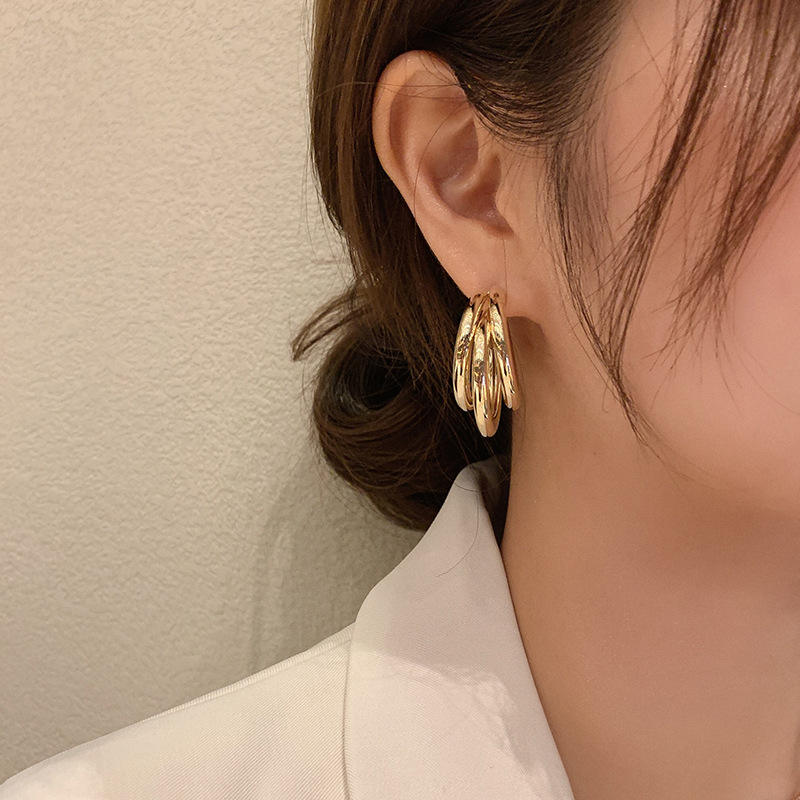 Triple Hoop Mystic Earrings