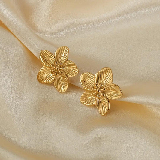 Petal of Gold Mystic Earrings