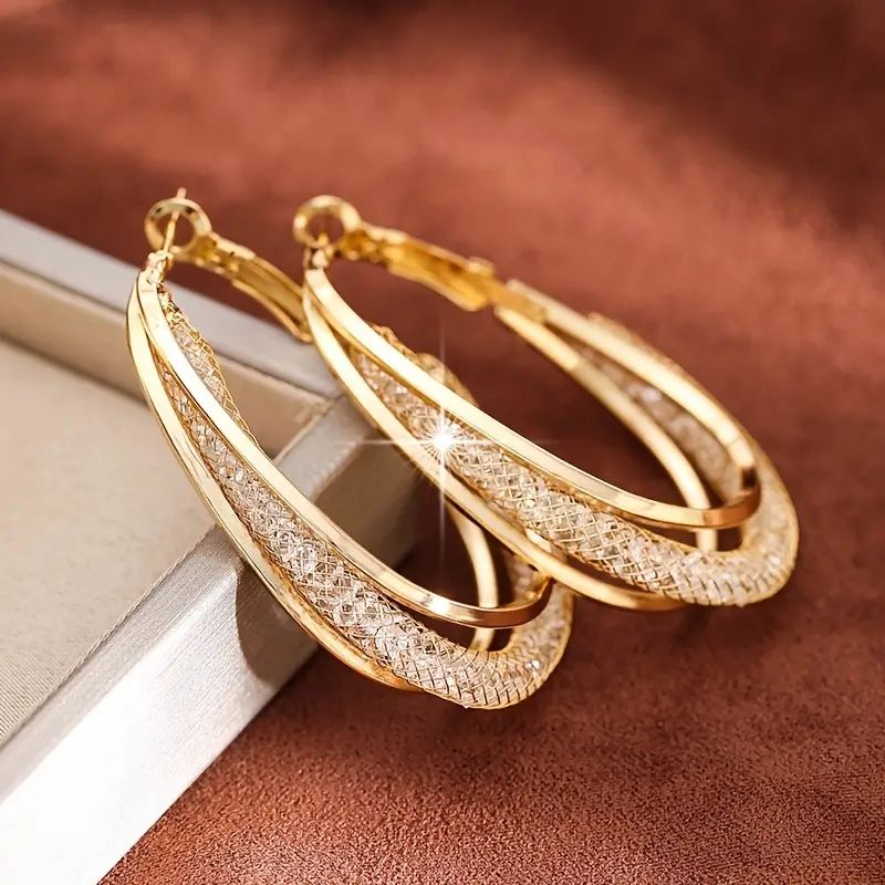 18K Statement Hoop Earring