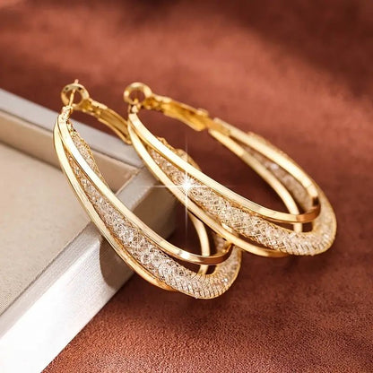 18K Statement Hoop Earring