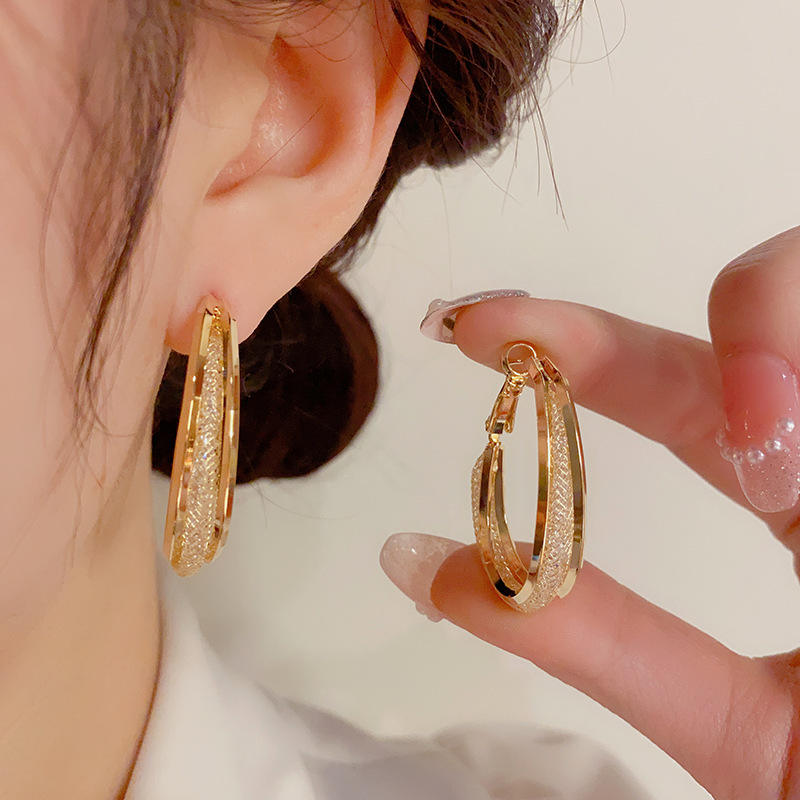 18K Statement Hoop Earring