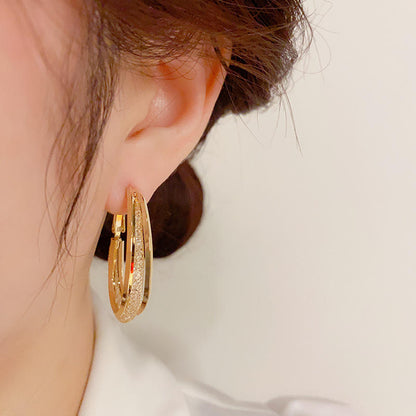 18K Statement Hoop Earring