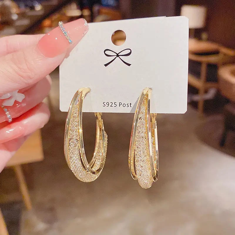 18K Statement Hoop Earring