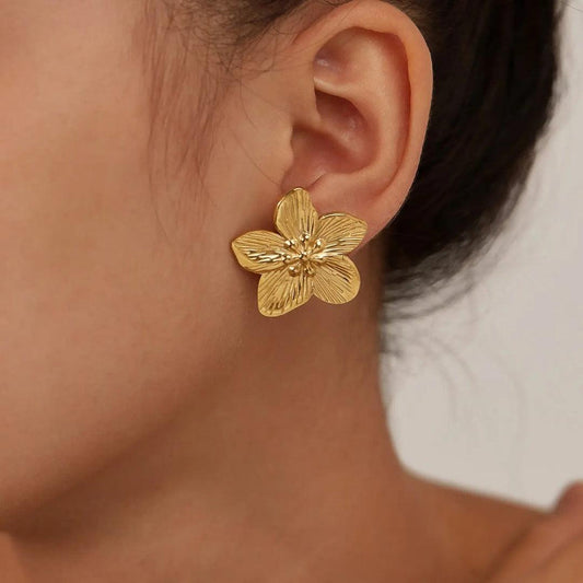 Petal of Gold Mystic Earrings