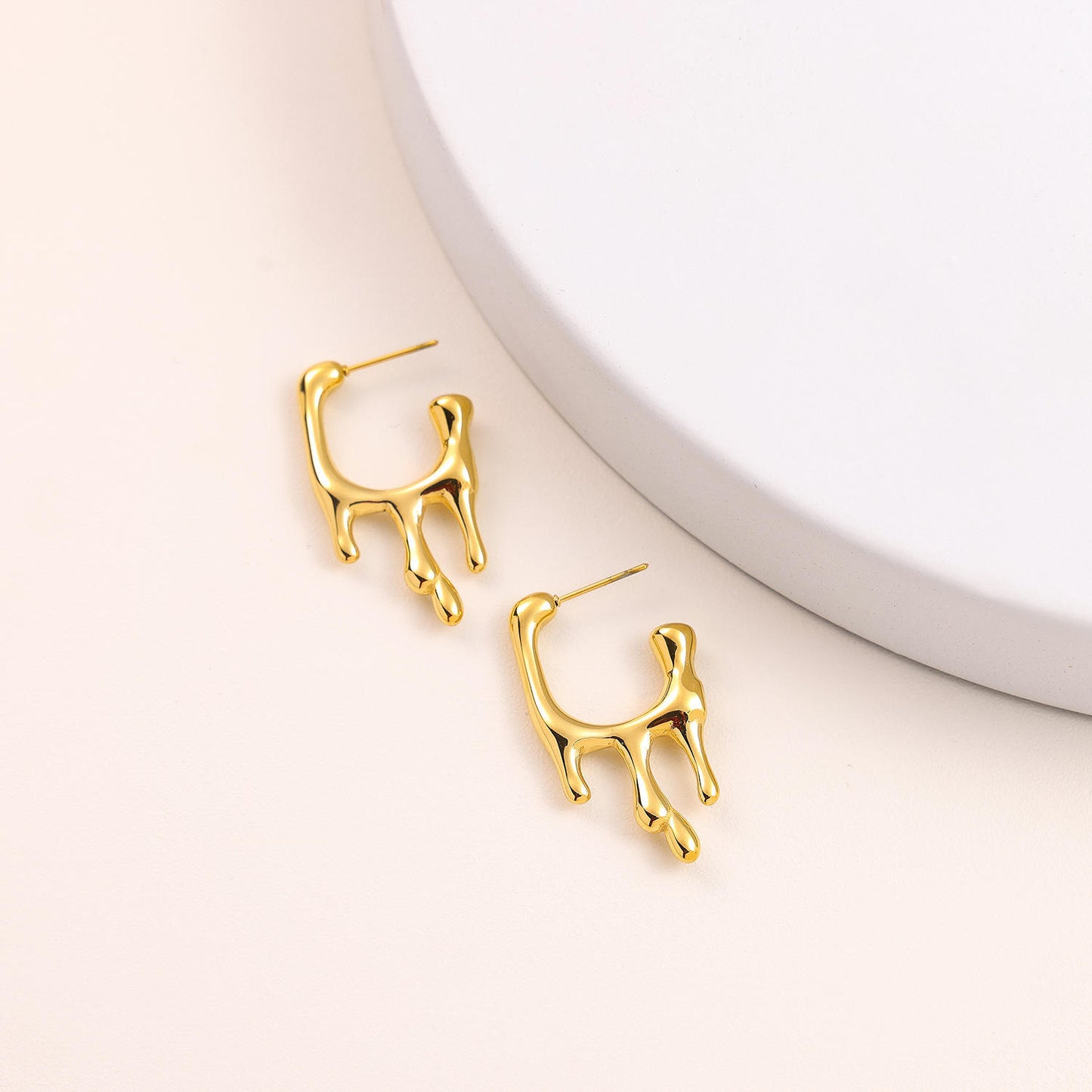 Anti Tarnish Liquid Lava Mystic Earrings