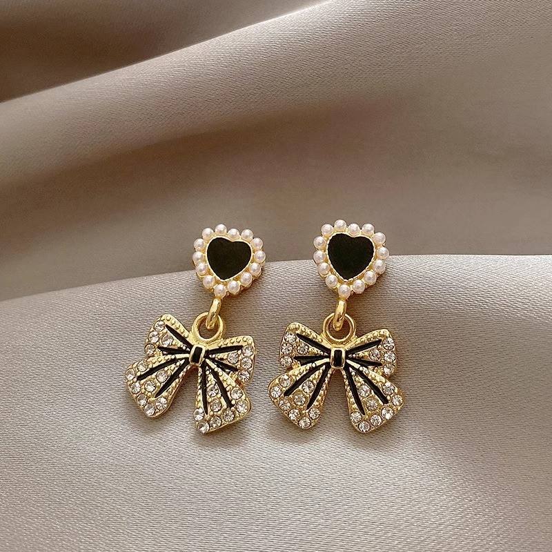 Bowknot Drop Mystic Earrings
