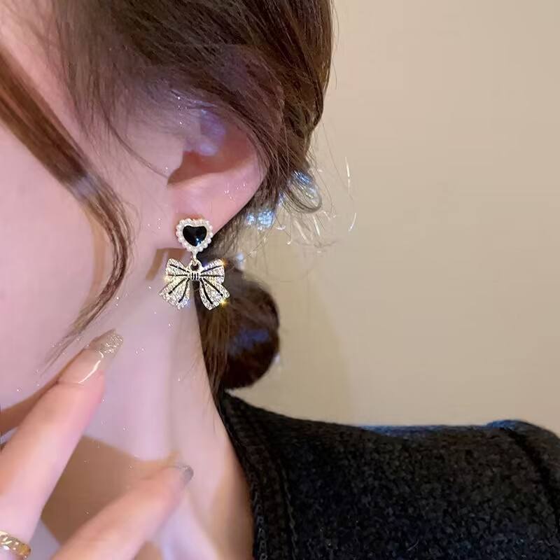 Bowknot Drop Mystic Earrings