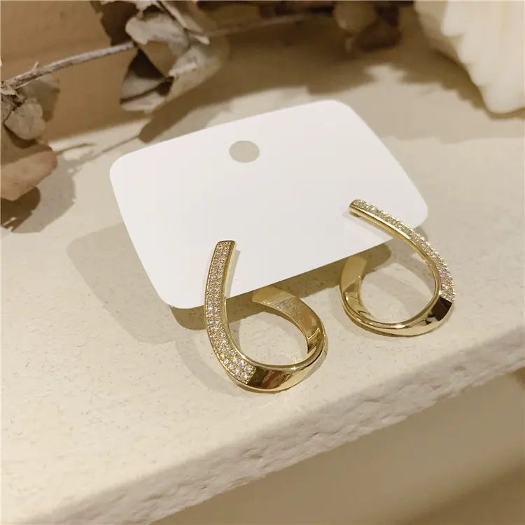 Diamond Drop Stud Mystic Earrings