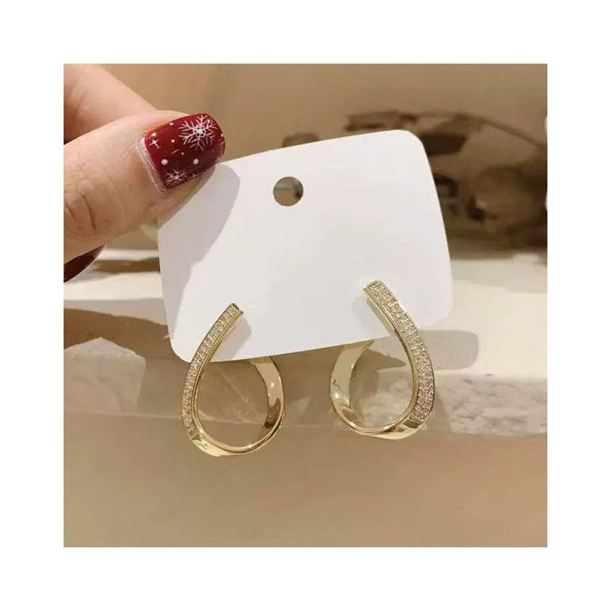 Diamond Drop Stud Mystic Earrings
