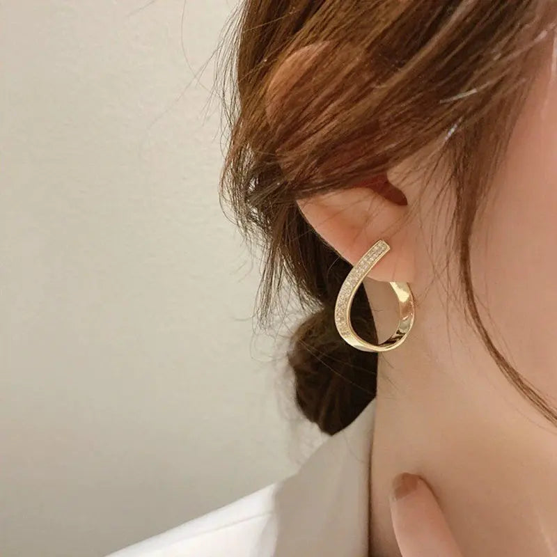 Diamond Drop Stud Mystic Earrings