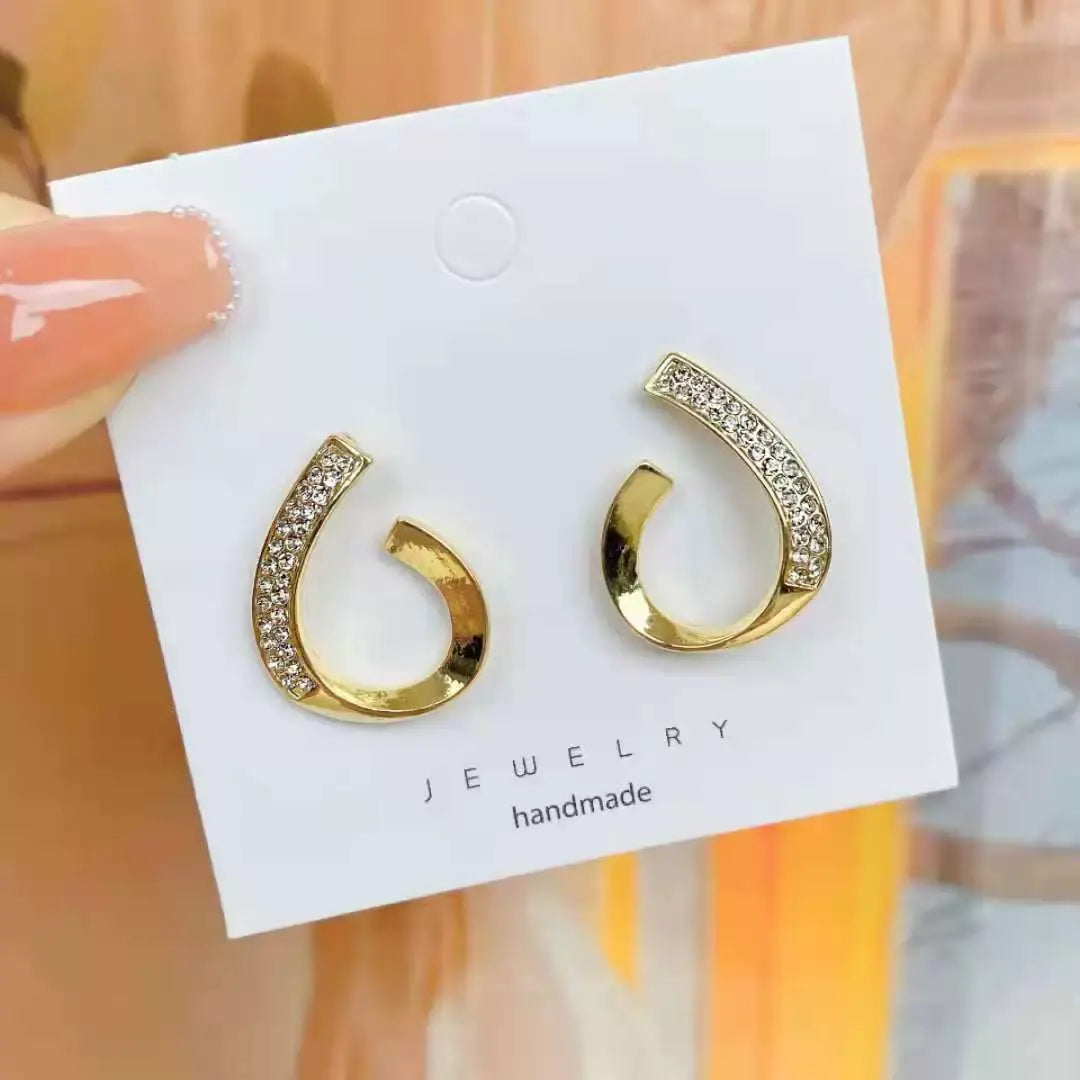 Diamond Drop Stud Mystic Earrings