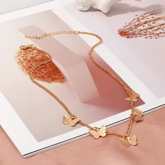 Butterfly Mystic Halo Necklace