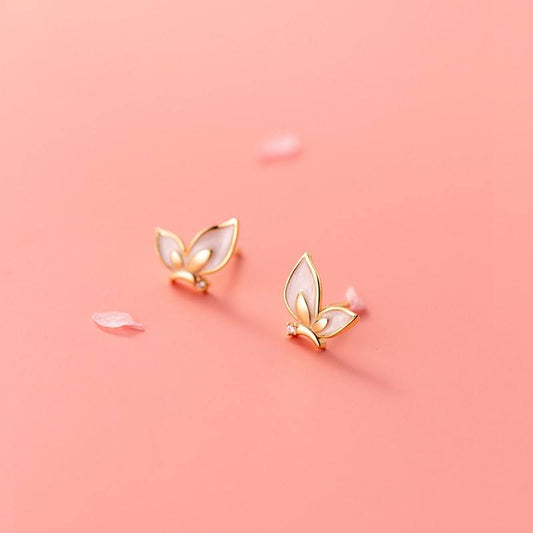 Half Butterfly Mystic Stud Earring