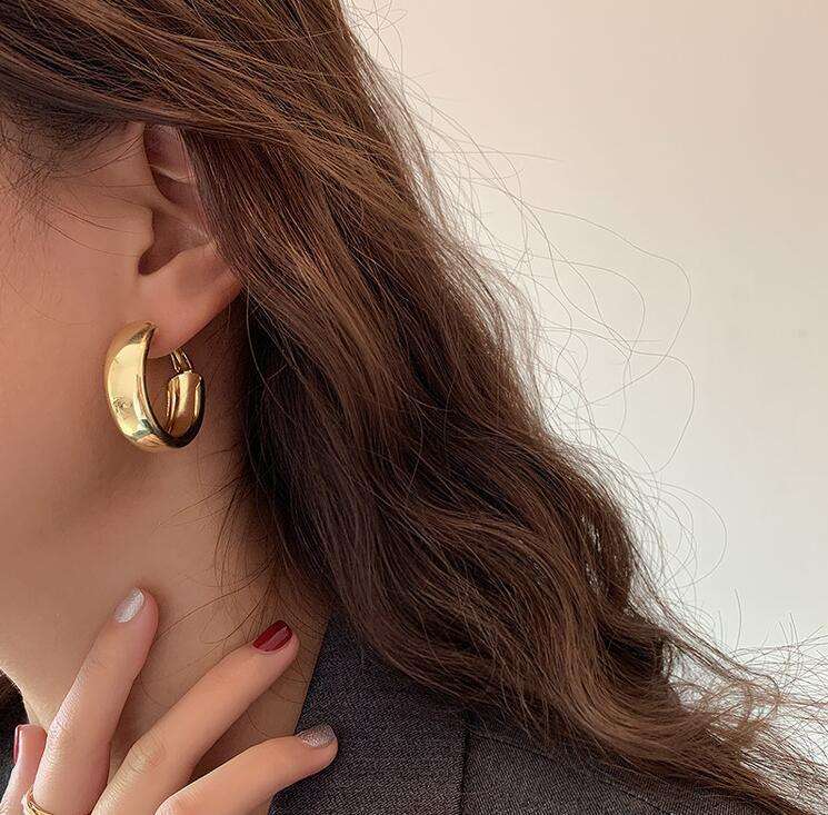 18K Gold Plated Hoop Earrings