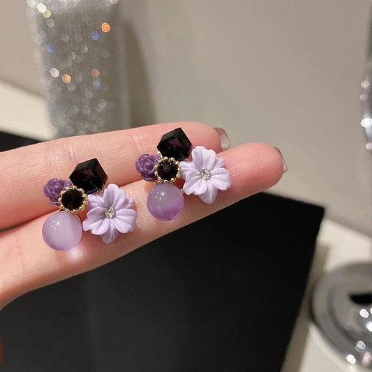 Lavender Spark Tulip Mystic Stud