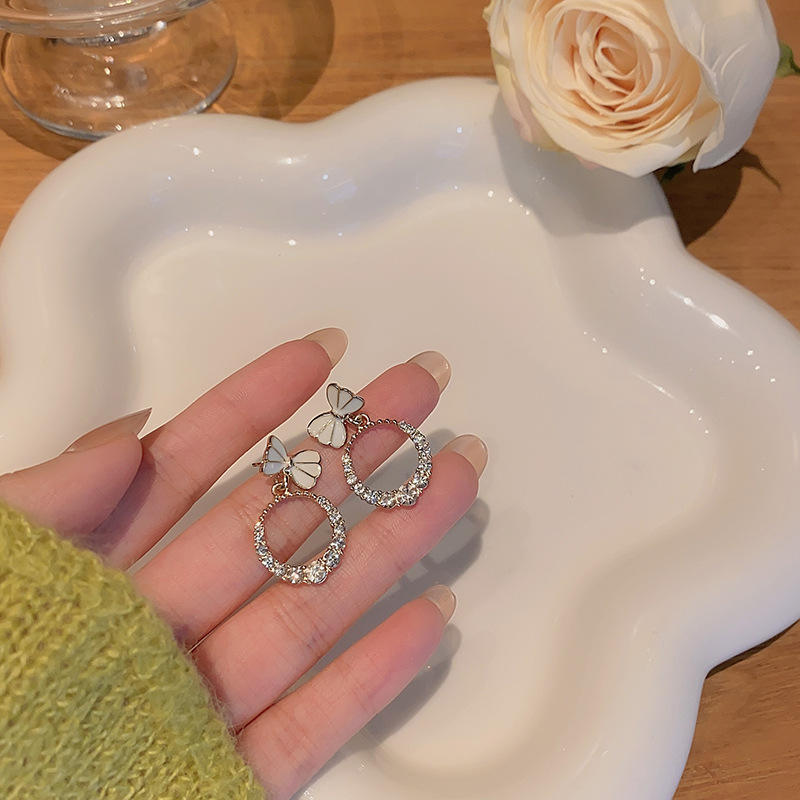Moonlight Crystal Stud Mystic Earrings