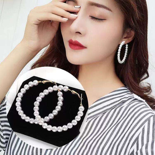 Big Pearl Dangle Mystic Earrings
