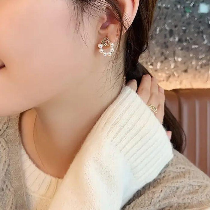 Eternal Pearl Mystic Stud Earrings