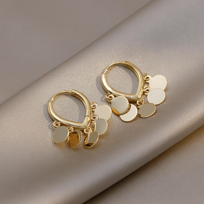Round Tassel Hoop Mystic Earrings