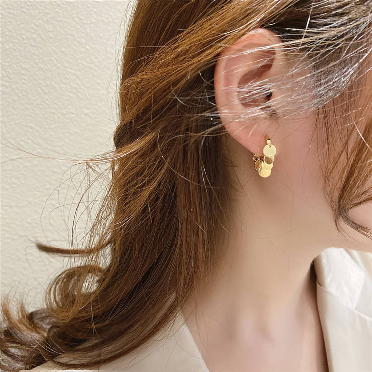 Round Tassel Hoop Mystic Earrings