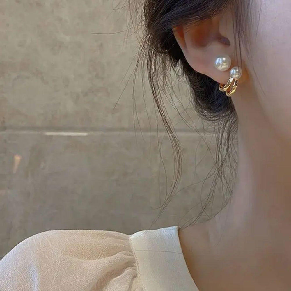 Twin Pearl Mystic Earrings