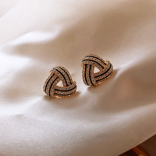 Triangle Mystic Stud Earrings