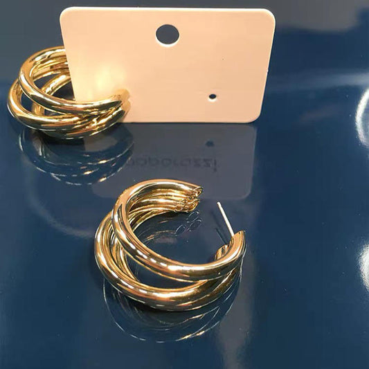 Triple Hoop Mystic Earrings